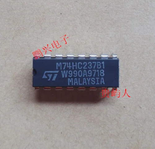 M74HC237B1 DIP-16 IC ، شحن مجاني ، 10 قطعة