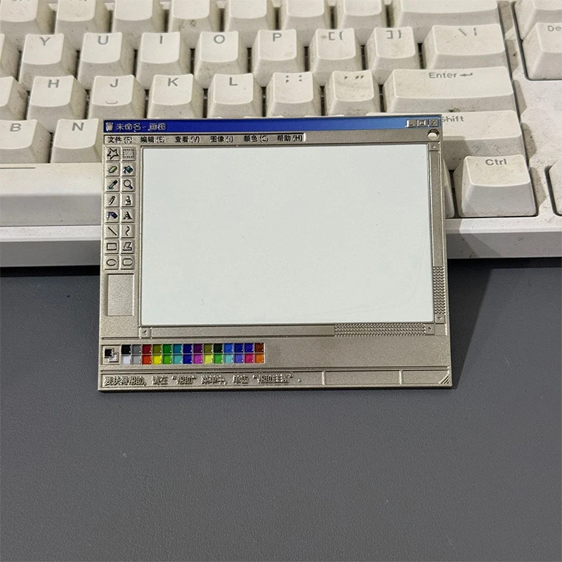 

Vintage Computer Drawing Board Notepad With Magnetic Whiteboard Pen Creative Retro Magnetic Message Sticky Notes Gifts