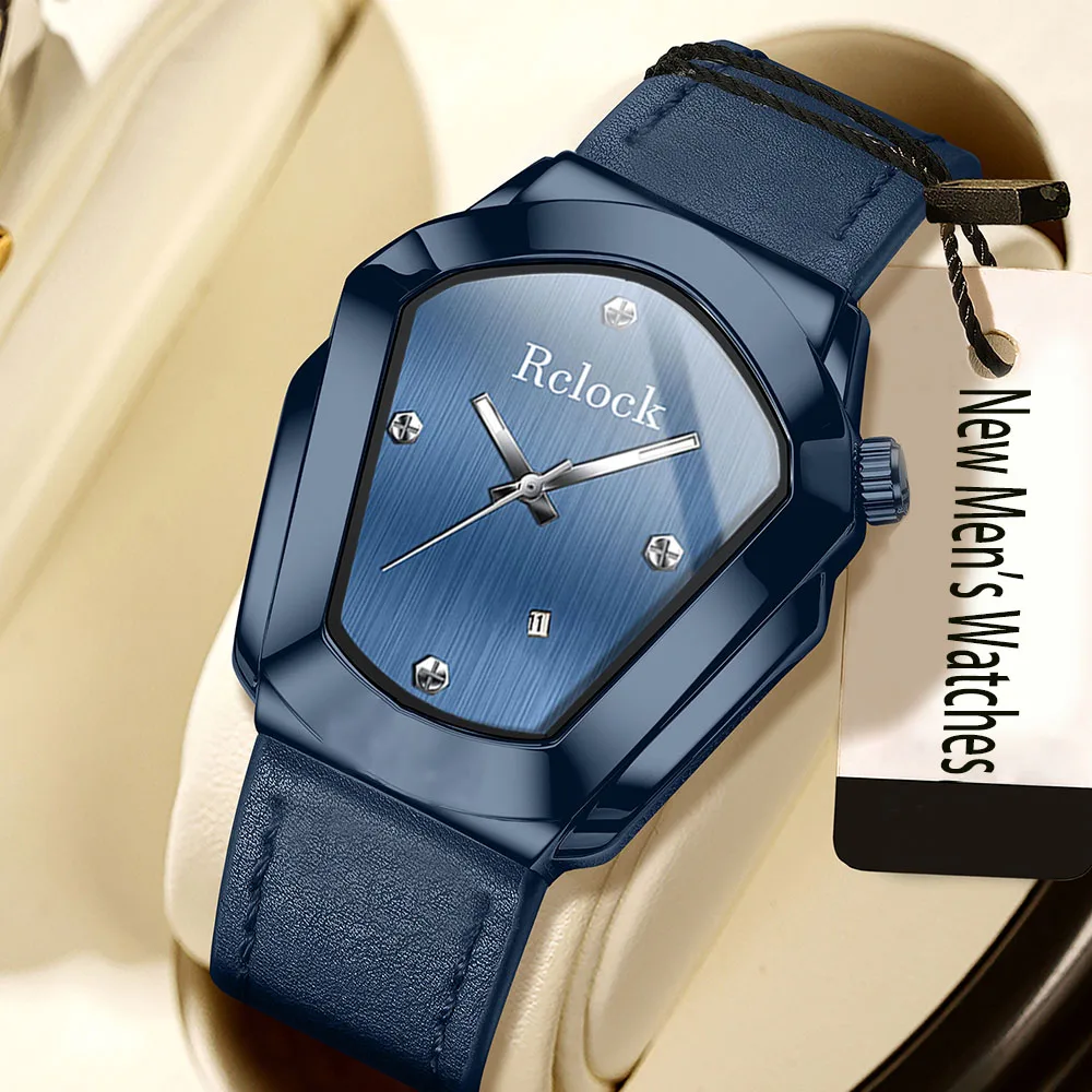 1Pc Elegant Men's Watch with Analog Date Feature, Featuring a Classic Minimalist Dial and Pu Leather Strap, Ideal Gift for Halloween Men's Watch