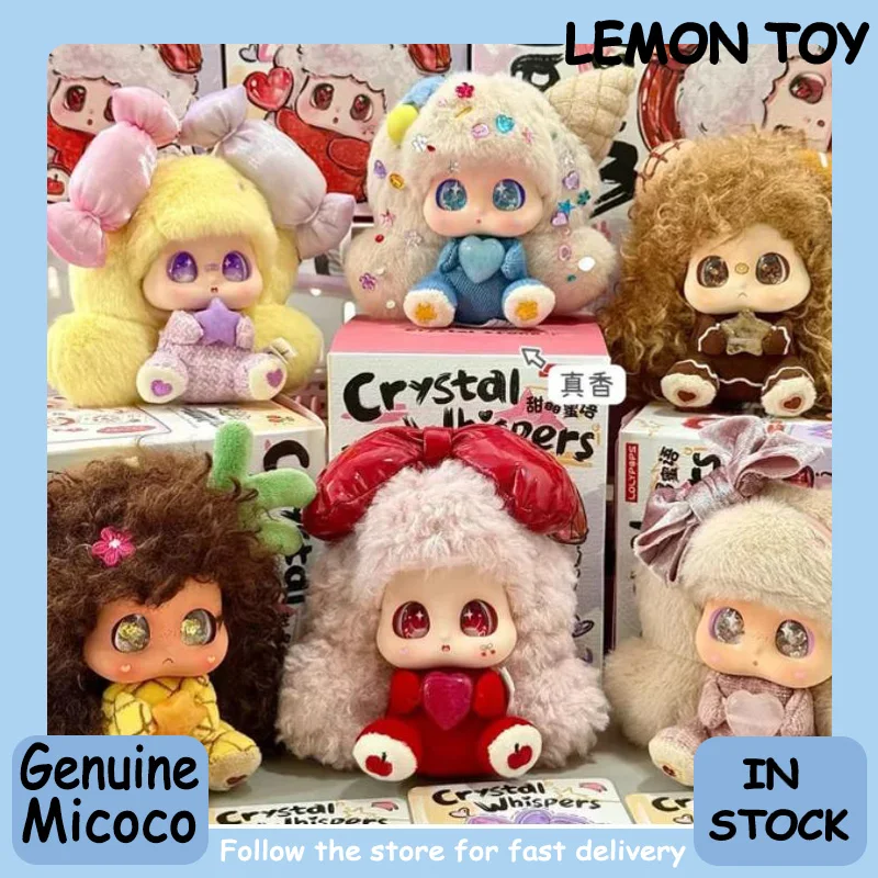 

Genuine Micoco & Nono Crystal Whispers Series Blind Box Cute Doll Pendant Collection Desktop Ornament Fashion Trend Gift