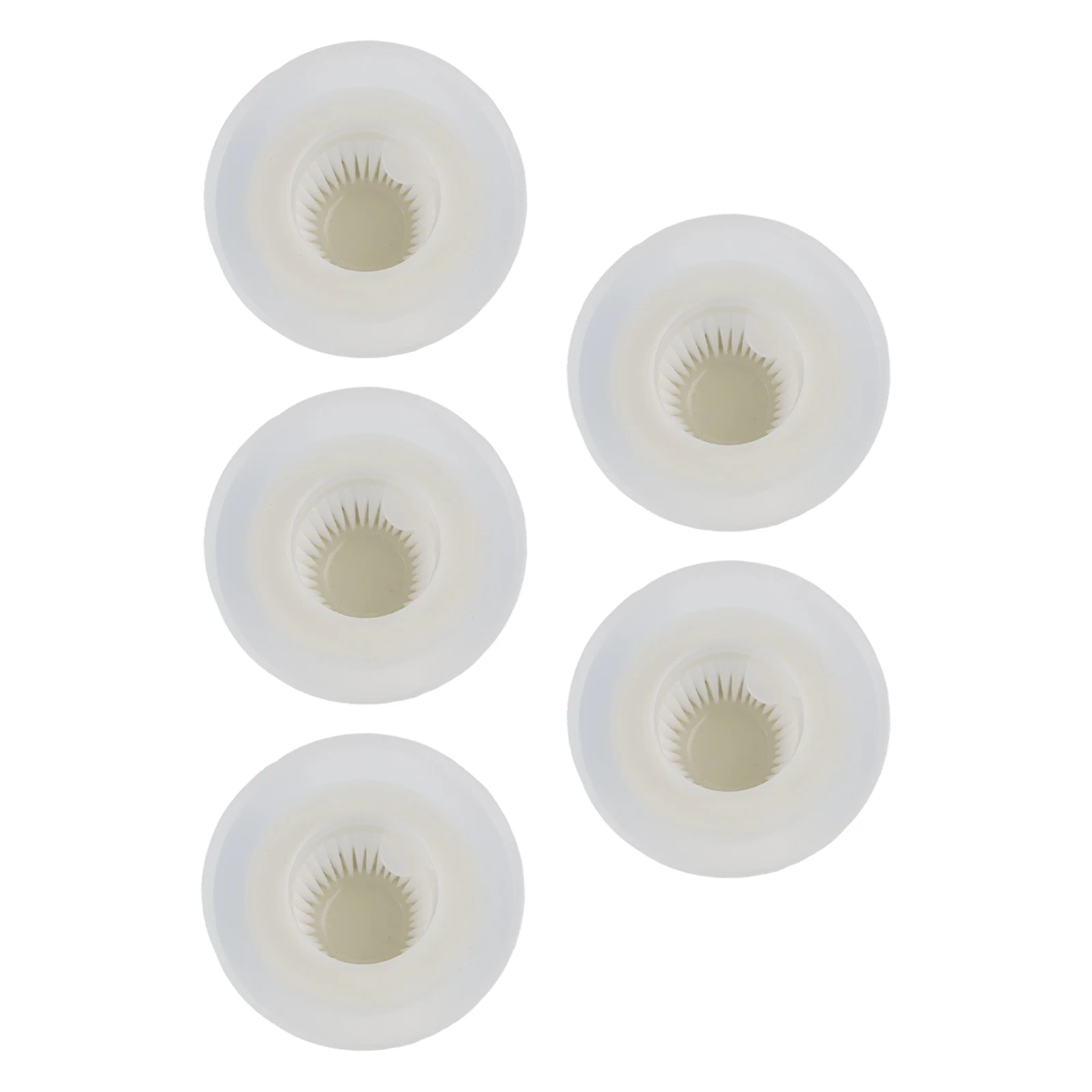 5 Pack Filter Car Vacuum Replacement Airborne Particles Capture Compatible With Drecell VC021 Complete Filter Set