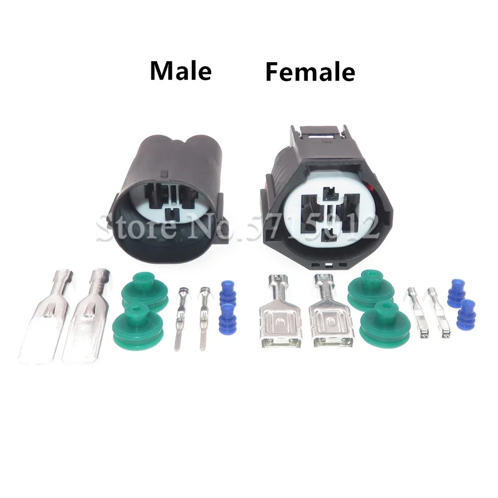4 Hole 7283-8497-90 Car Waterproof Connector Electric Fan Cable Socket For Ford Focus Volvo Land Rover