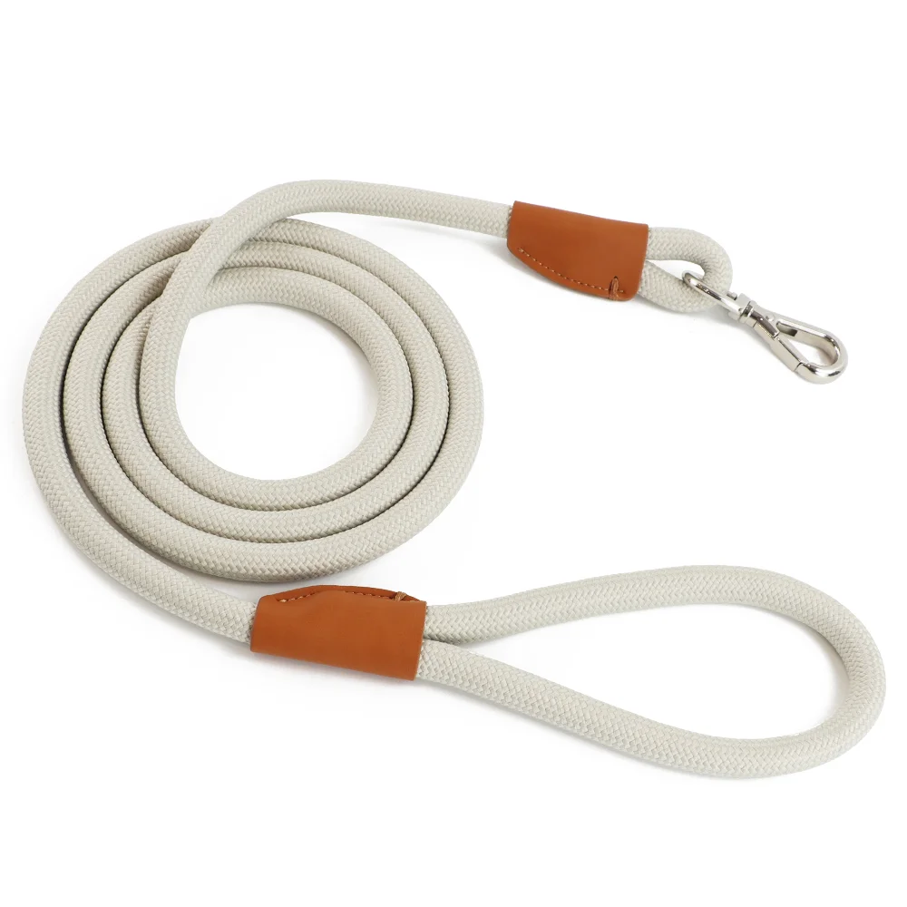 1.5M/2.1M Medium Big Dog Leash Adjustable Slide Fastener Buckle Easy And Convenient Nylon P Type Training Leash For Large Dogs_voghion.com