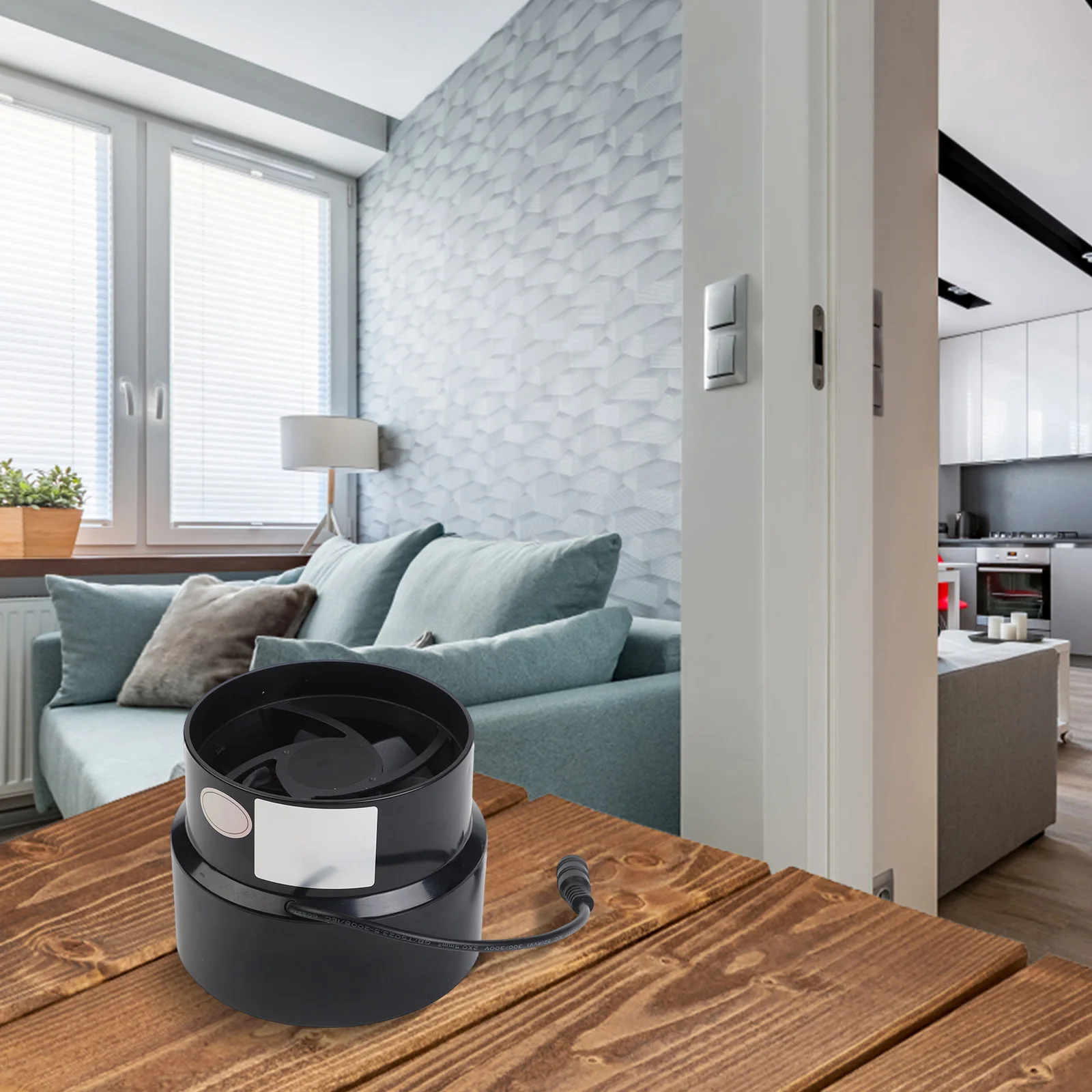 

Вентилятор Канальный вентилятор Тихая вентиляция 110*96*90 мм Эффективный поток воздуха до 110 м Высокая производительность 3600 об/мин для дома