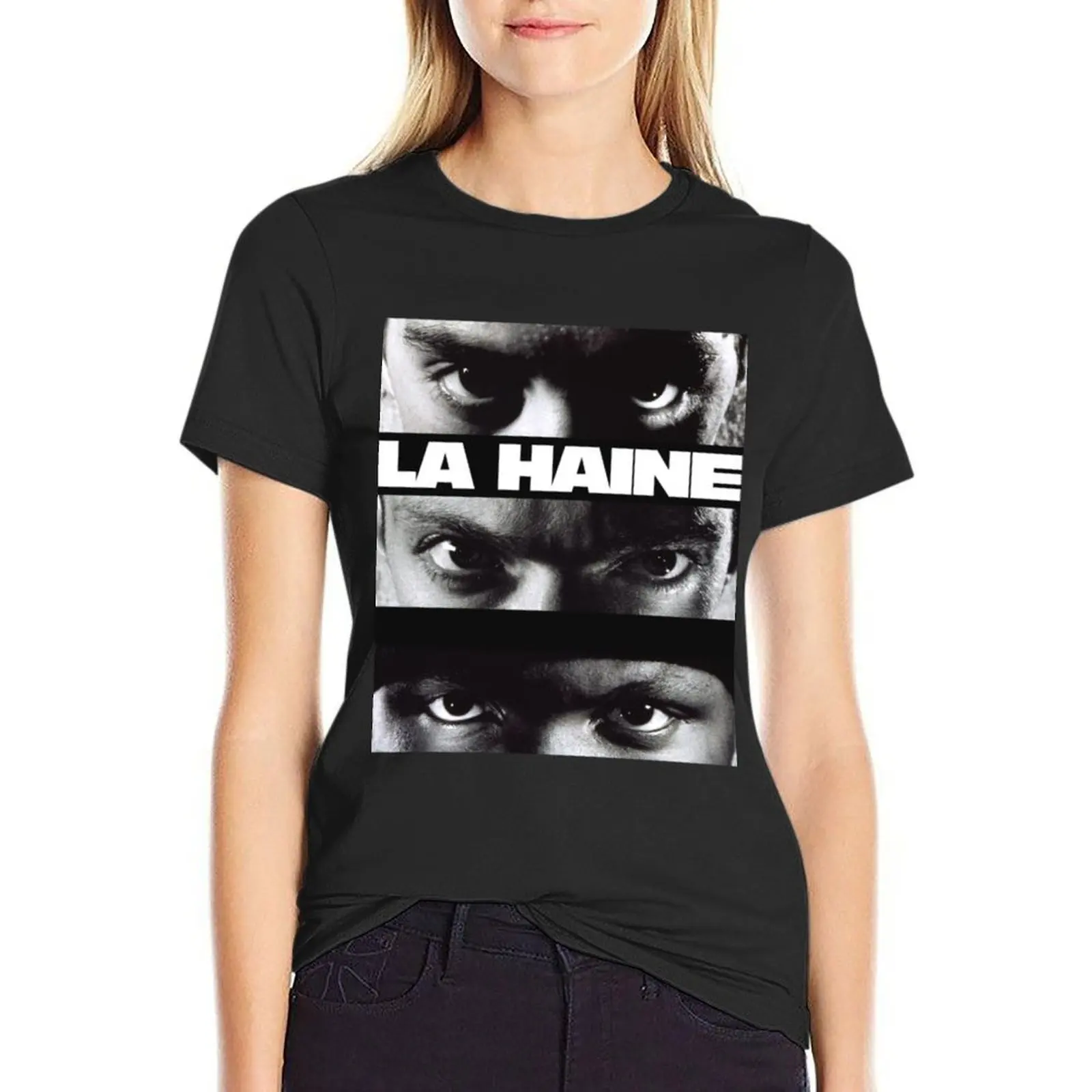 

LA HAINE LODIO T-shirt Short sleeve tee anime clothes vintage clothes Women's tee shirt