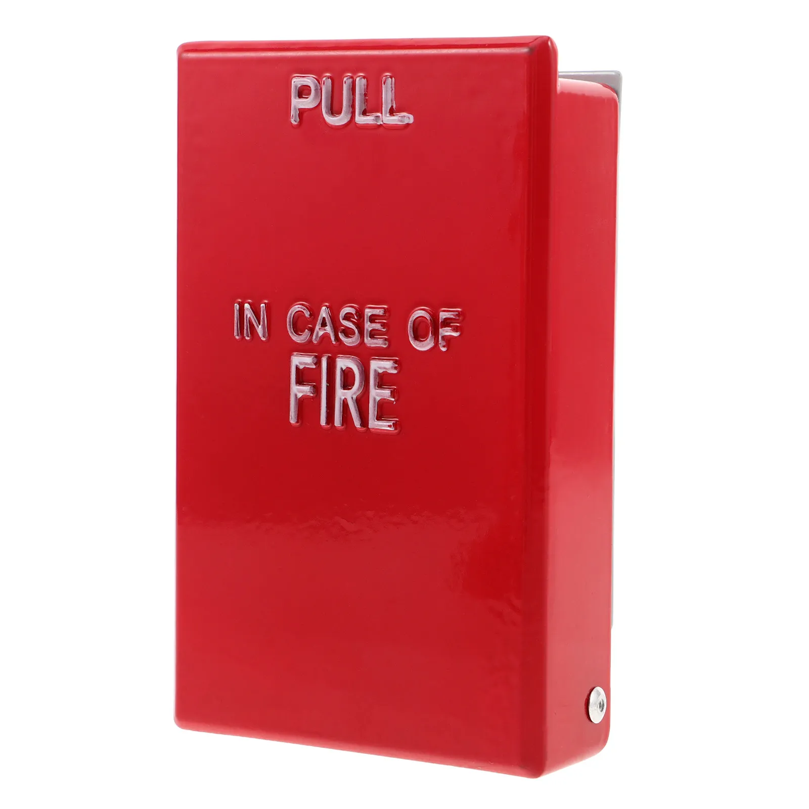 Fire Safety Alarm Manual Pull Station Bright Red High Sensitivity Emergency Alert Button for Office School Hotel Mall Safety