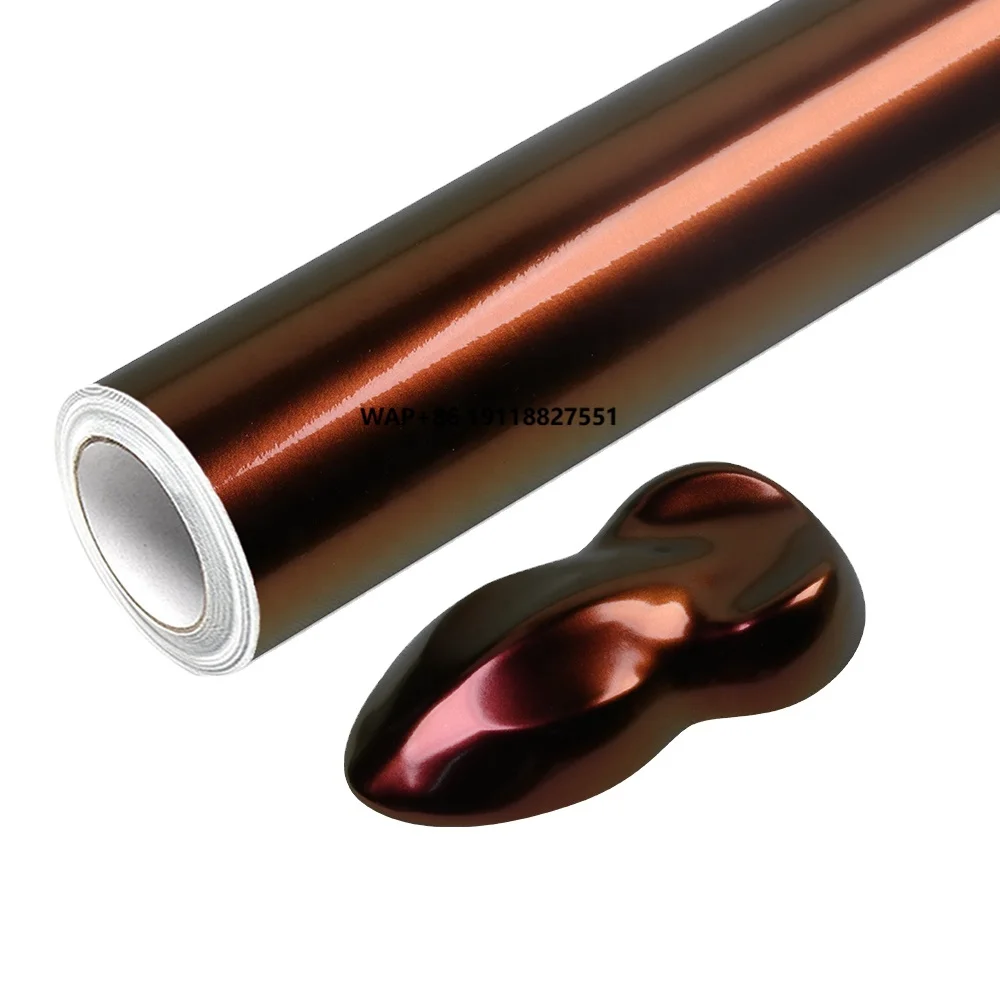 

Глянцевая пленка Super Chameleon от красного до золота, меняющая цвет, для виниловой автомобильной пленки всего тела, блестящая пленка