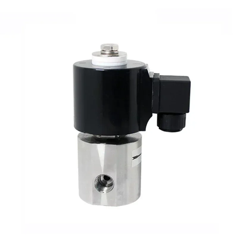 Hot Sales250bar 2 Way 12V DC Normally Closed High Pressure Stainless Steel Solenoid Valve