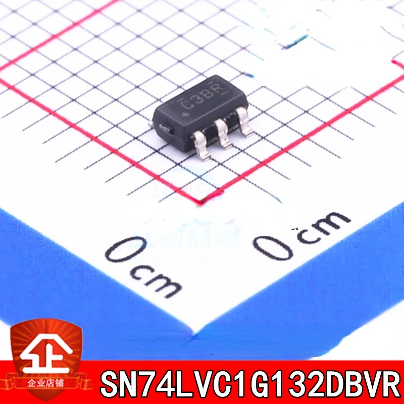 

10pcs New and original SN74LVC1G132DBVR SOT23-5 Screen printing:C3BR Single way two input nand gate SN74LVC1G132 SOT23-5 C3BR