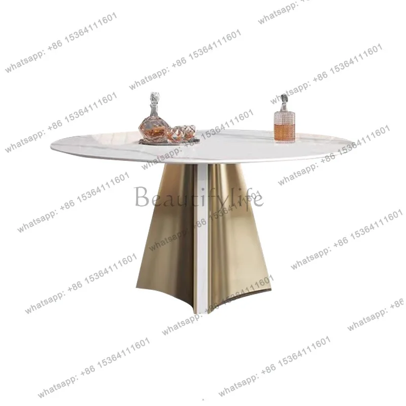 

Restaurant Kitchen Dining Tables Modern Living Room Leisure Homestay Dining Tables Desk Metal Furniture A Mesa