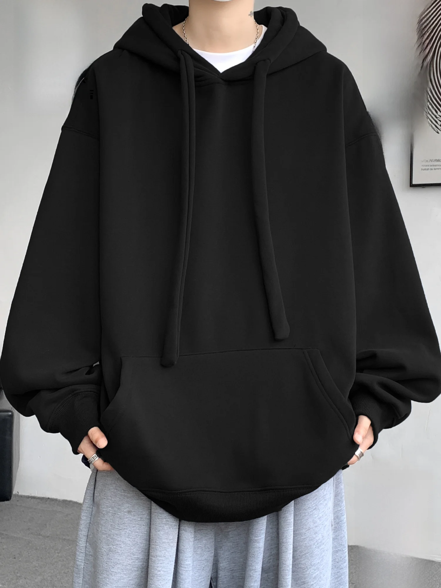 

PaulFrank Heavyweight Hooded Long Sve Fce Lined Jaet Men's Winter New Sle Thi Casual Top Comfortable ex Sweat...