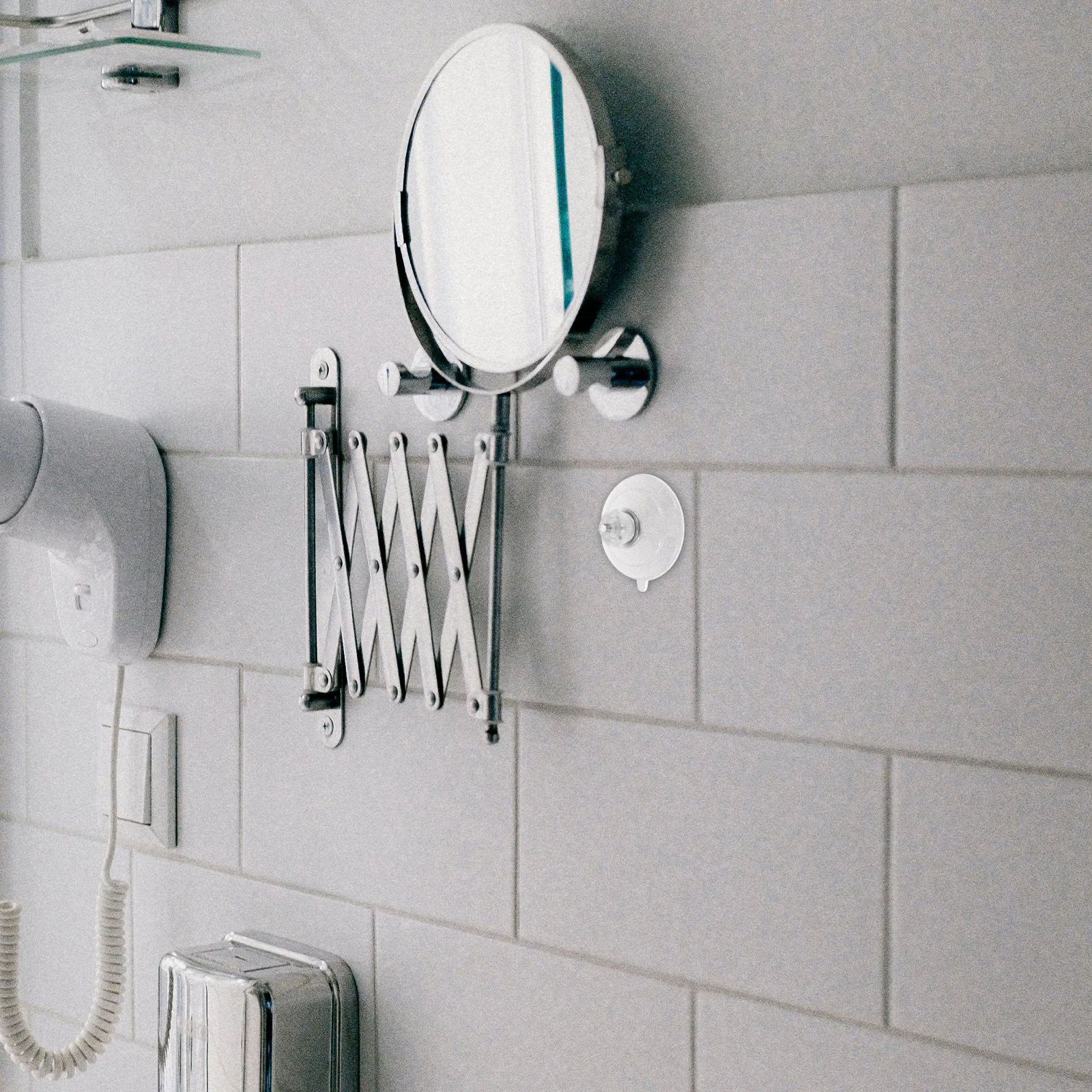 

6pcs 45Mm Transparent Pvc Suction Cup With Screw Nut No Drill Mount Heavy Duty Hook For Glass Tile Mirror Window Car Bathroom