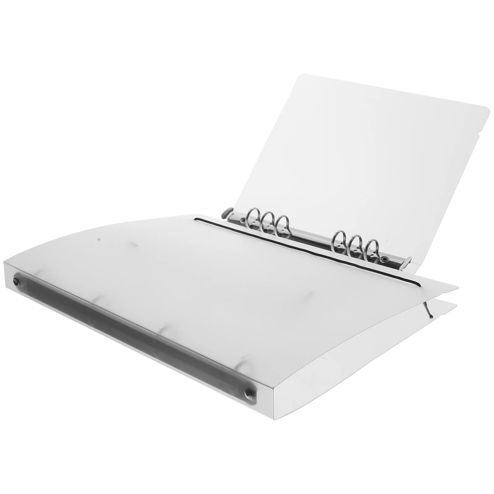 

2Pcs Binder Notebook Shells Aesthetic Loose Leaf A5 A4 PP Cover Clear Folder Category Index Page Reusable Plastic Document