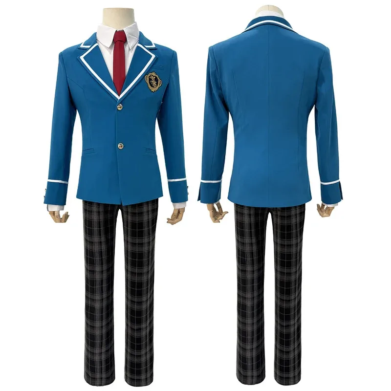 

Ensemble Stars Game Shiratori Aira Hidaka Hokuto Sakuma Rei Cosplay Costume Embroidery Suit Pants Shirt Tie Daily Wearingx;8's,