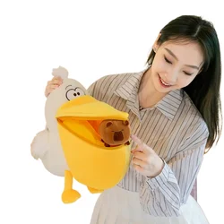 Pelican Capibara Plush Toy Big Mouth Bird Plushie Capybara Plush Fluffty Toy Cartoon Lovely Animal Stuffed Doll Birthday Gift