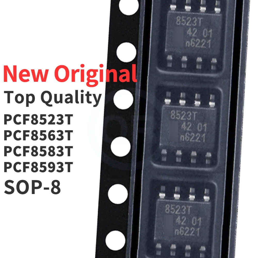 (5 Pieces) PCF8523T PCF8563T PCF8583T PCF8593T /1,118 SOP-8 New Original