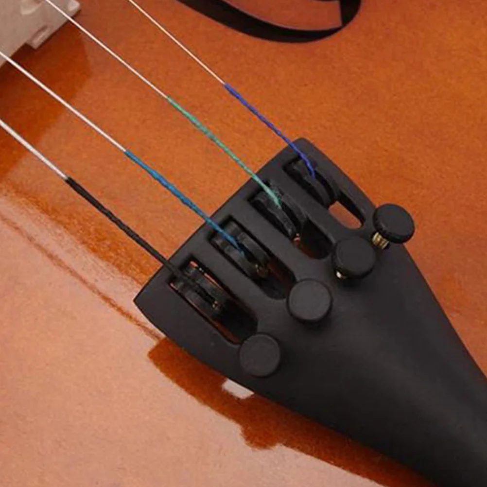 

8Pcs Mellow Tones Rich Sounds Violin Strings Replacement Set 4/4 Size For Violinists And Musicians Complete Violin Parts Kit