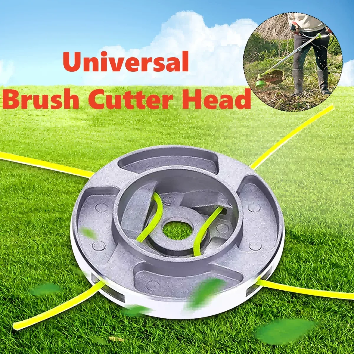 

Aluminum Brush Cutter Accessories Gardening Tools Brushcutter Universal Gasoline Brushhead Garden Tool Parts