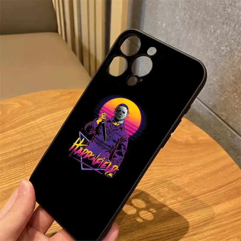 

M-Michael M-Myers H-Halloween Phone Case For IPhone16 15 14 13 12 Mini 11 Pro XS Max X XR SE5 6 7 8 Plus Soft Silicone Cover
