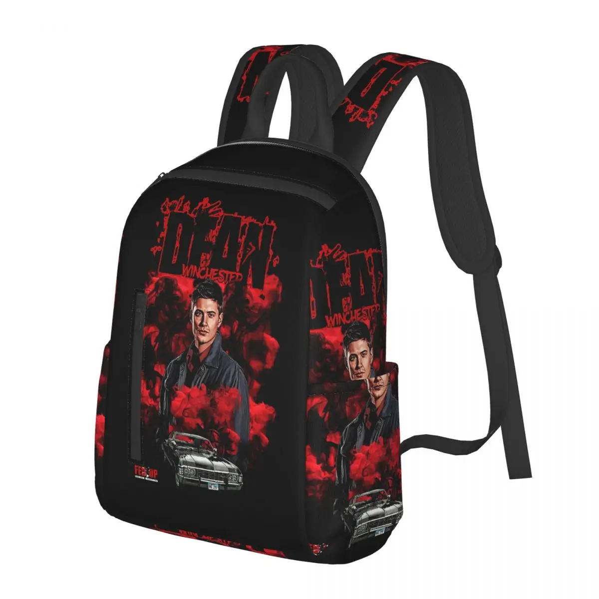 

Dean Winchester Supernatural Student Backpack School Bag Hiking Travel Daypack for Men Women Bookbag Shoulder Bags