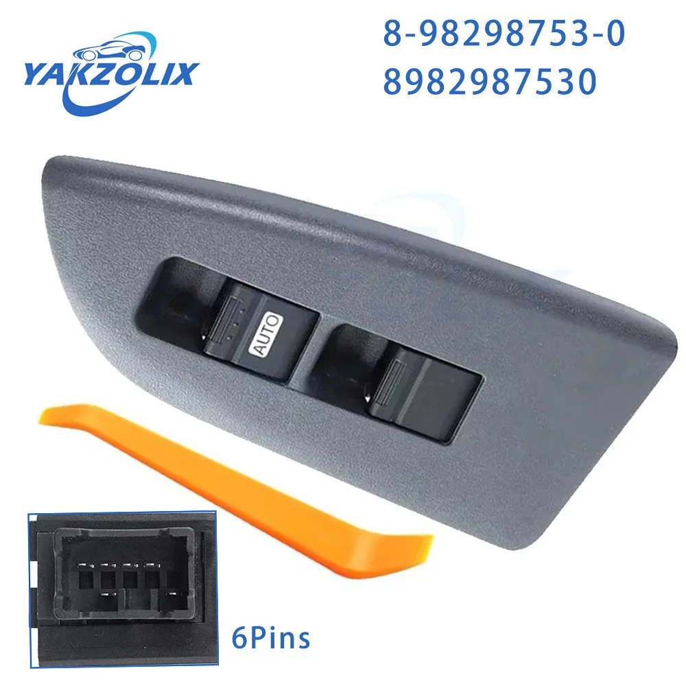 8-98298753-0 Power Window Control Switch Button For Isuzu NPR NPR-HD NQR NRR 2007 2008 2009 2010 Car Accessories 8982987530