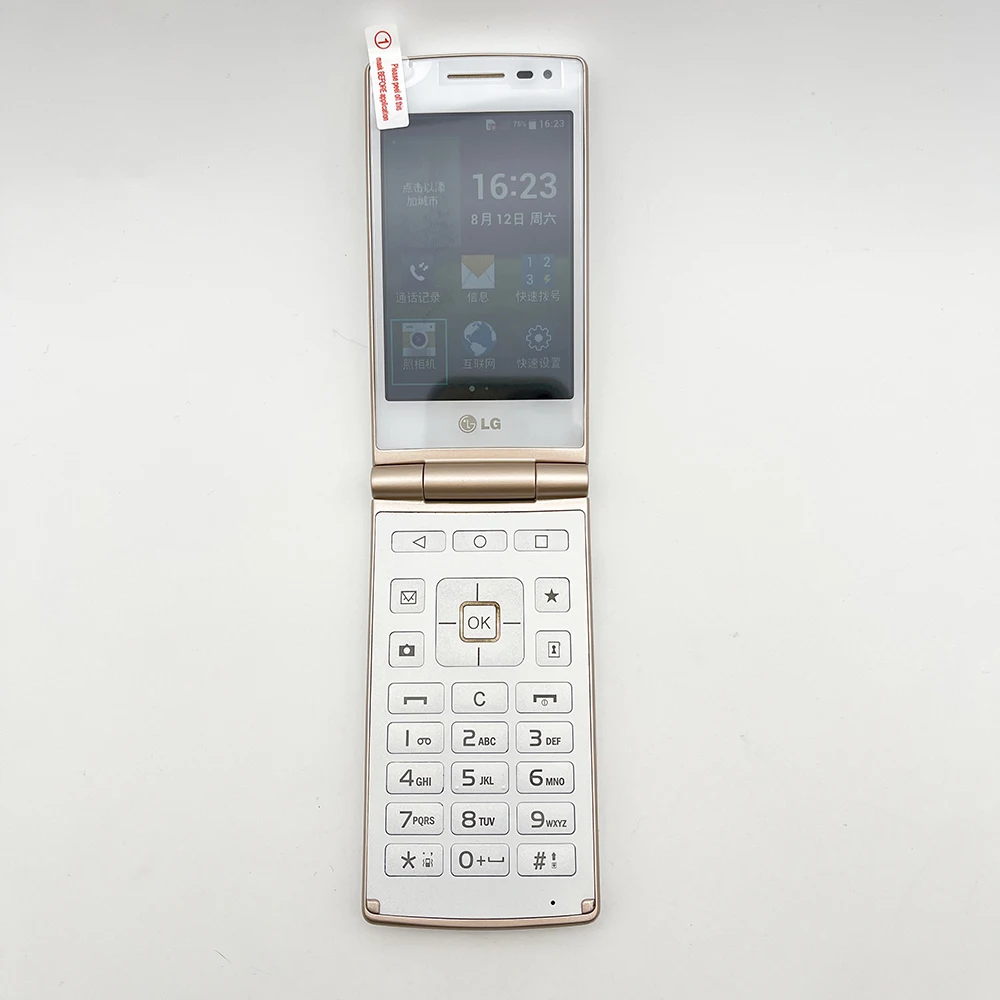 هاتف LG Wine Smart D486 مستعمل أصلي 4G هاتف محمول 3.2 بوصة 4 جيجابايت ROM 3.5 ميجابكسل هواتف أندرويد الذكية بحالة جيدة #2