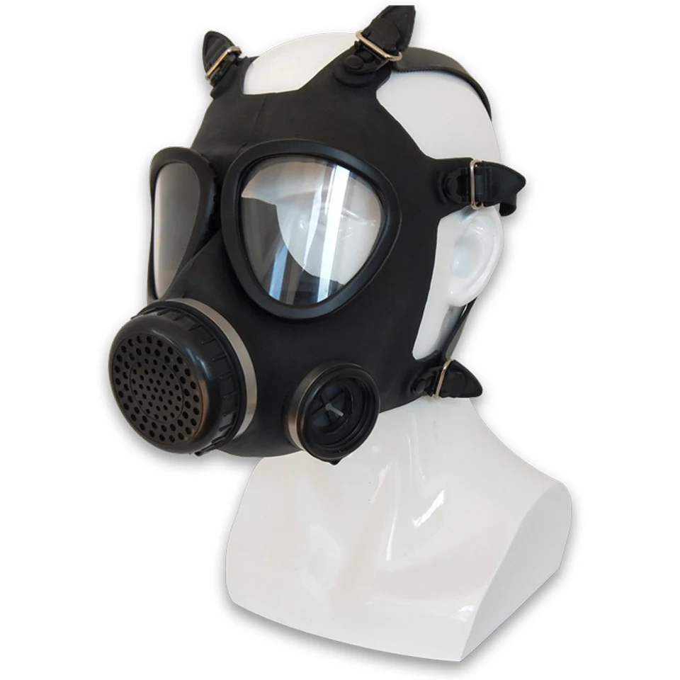 Spraying Gas Mask Chemical Full Face Mask And Filter Accessory87Type Rubber Head Wear Type Grimace Industry Respirator