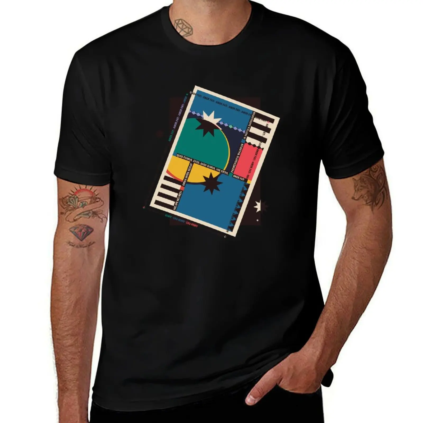

Amor Fati Variation I T-Shirt vintage t shirts anime Funny t-shirt customs mens tall t shirts
