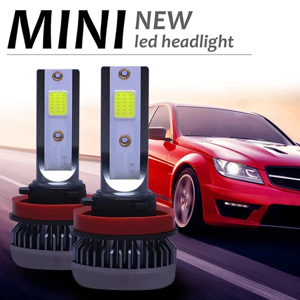 Led Headligh 120w 26000lm Durable 360degree Lighting Angle Superbright Car Accessories Car Headlight Bulbs H11 H8 H9 Cob Bulb