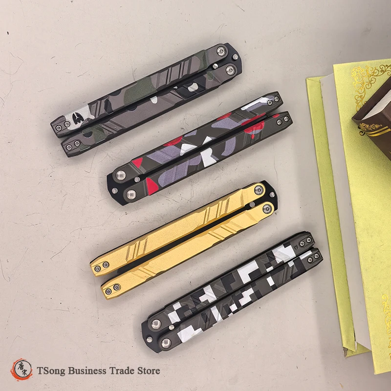 

Valorant Recon Balisong Model - Unsharpened Butterfly Knife Replica | Valorant Game Prop - Collectible Non-Blade Weapons Display