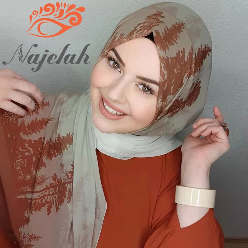 Islamic Fashion Chiffon Hijab Abaya Hijabs For Woman Abayas Jersey Scarf Muslim Dress Women Turbans Turban Instant Head Wrap