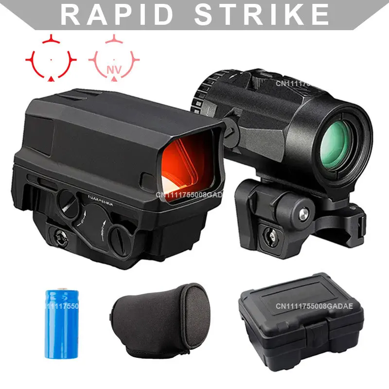 

UH1 Red Dot Sight Gen II Gen I w VM3X Magnifier Tactical Holographic Optic Sight For Hunting Airsoft Rifle 20MM Gun Rail Scope
