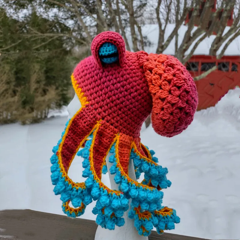 adult-halloween-octopus-hat-–-handmade-crochet-knit-octopus-headpiece-funny-novelty-costume-headwear-for-unisex