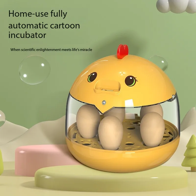 Pet Products Farm Animal Supplies Miniature Fully Automatic Incubator, Small Household Egg Incubator, Lutein Chicken Hatching Bo