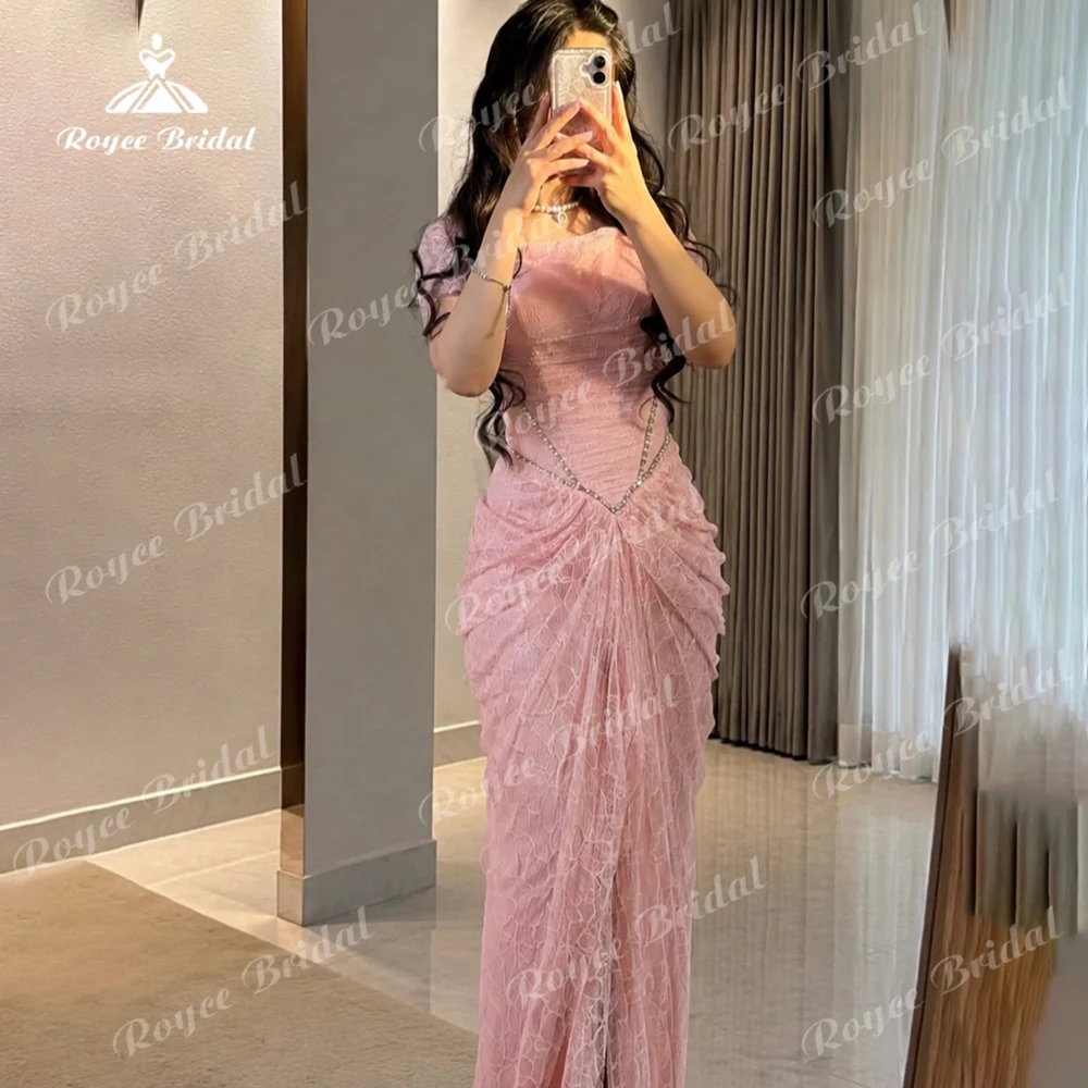 Unique Square Collar Evening dresses 2026 Rhinestone Beaded فستان سهرة نسائي luxury women's formal evening gowns Customized