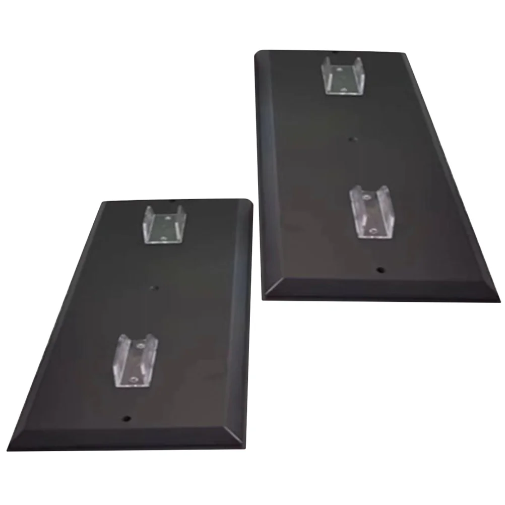 2 Pcs Motorcycle Phone Mount 1:12 Model Base Display Stand Bike Storage Rack Office Figurine