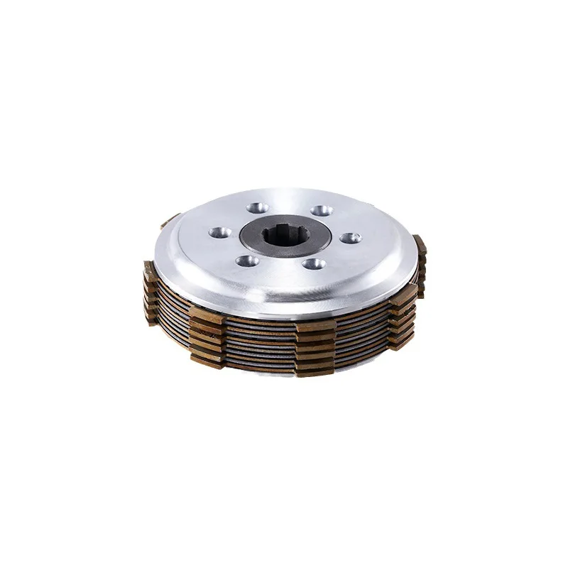 Motorcycle 6 Column Enhanced Friction Disc Center Outer Clutch Assy FT/CG150/CG200 tricycle large hole clutch core accessories