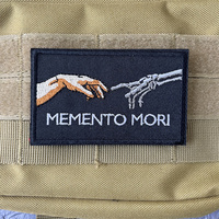 40K Black Templar Game Funny Meme Quote Velcros Patch Morale Hook & Loop Embroidered Badge for Tactical Molle Backpack, Jackets