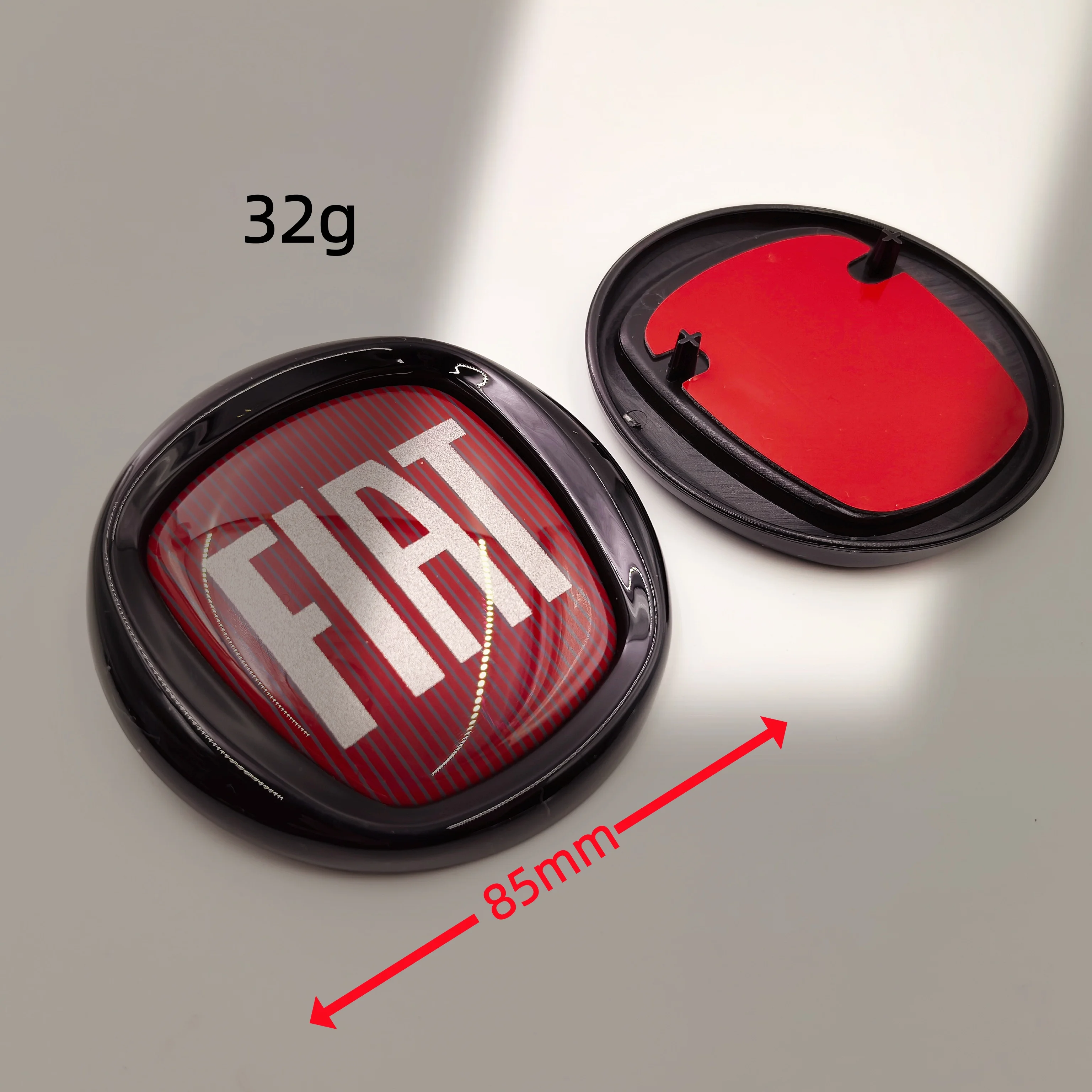 8,5/9,5/10/12 cm 85/95/100/120 mm Auto-Emblem für FIAT Autohaube vorne hinten Abzeichen 2/3/4-Pin-Emblem