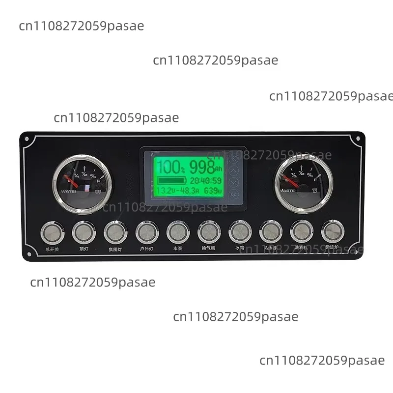 Control System with Coulometer 5-Meter Cable Harness Trailer Control Panel