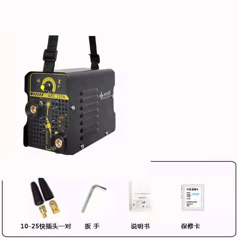 Mini Máquina de Solda Elétrica Portátil, Totalmente Automática, Pequena, ARC-225, Inversor, DC, Todo o Cobre, 220V