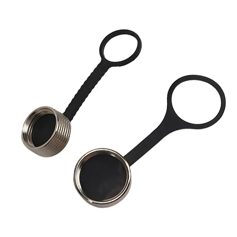 10Pcs GX16 GX12 GX20 Aviation Plug Connector Rubber Dust Cap  Metal Plastic Threaded Waterproof Dust Plug Protective Cover