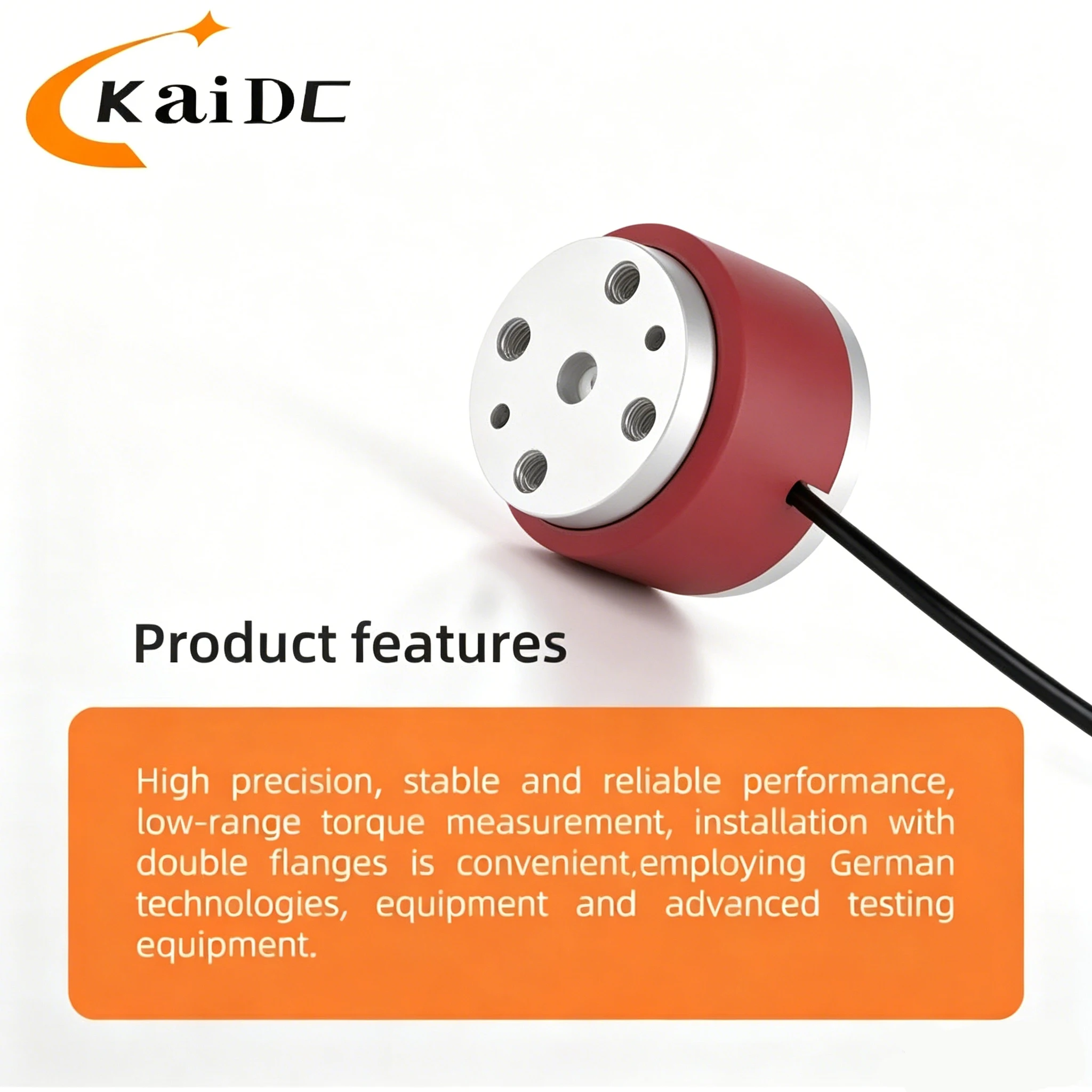 Electronic Components Torque Calibration Aluminum Alloy High-Precision Flange-Type Static Torque Sensor