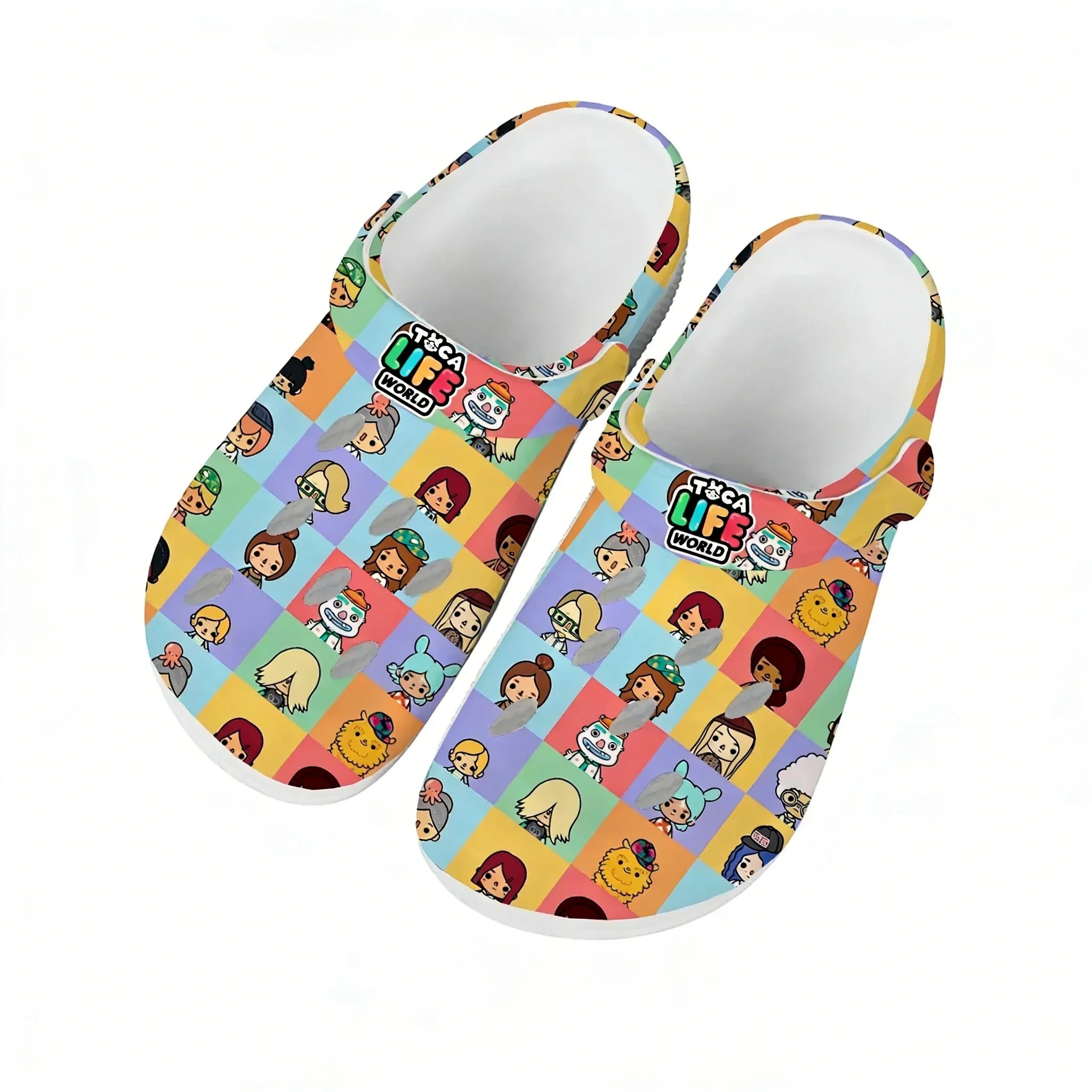 Toca Life World Water Shoes Mens Womens Comfortable Fashion Home Garden Clogs Customizd Sandals Beach Breathable Hole Slippers