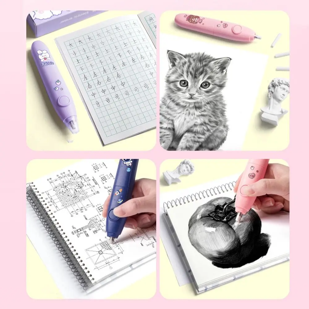 Gift For Sketch Writing Drawing Rechargeable/Battery Powered Electric Eraser Correction Tools Automatic Pencil Eraser