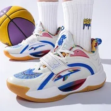 

NEW Men's Basketball Shoes Luminous hollowed-out Basketball Sneakers Anti-skid High-top Couple Mesh Man Basketball Boots