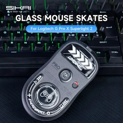 Mouse Feet Skates Ultra Strong Flawless Glass Super Fast Smooth Durable Sole for Logitech G Pro X Superlight 2 Gaming Mouse
