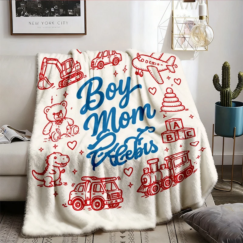 Mom Club Comfy Blanket, Mom of Gift Flannel Blanket, First Time Mom Gift Flannel Throw, Mothers Day Gift Mama Cozy Blank
