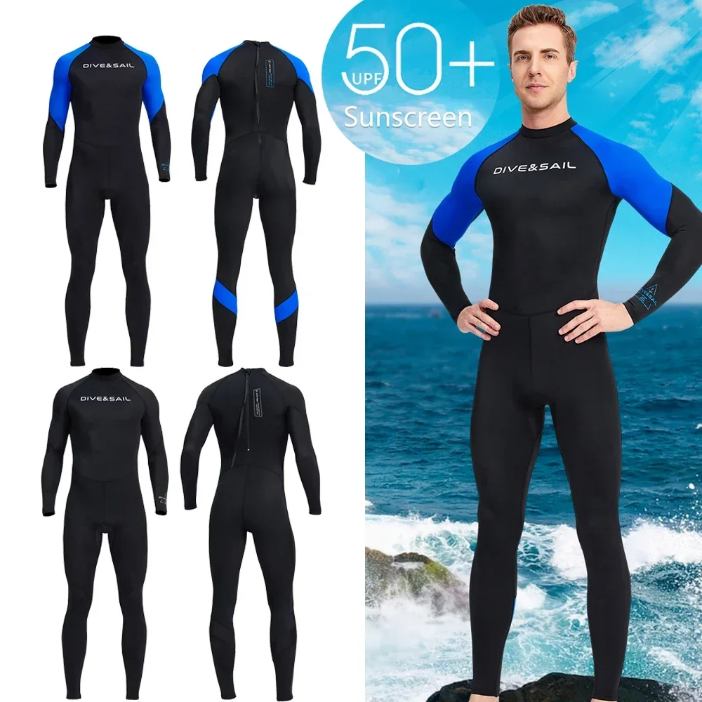 

Wetsuit for Men Diving Clothes nylon+spandex Sunscreen Snorkeling Surfing Swimsuit Warm Wetsuits Swimming Swimwear Full Suit