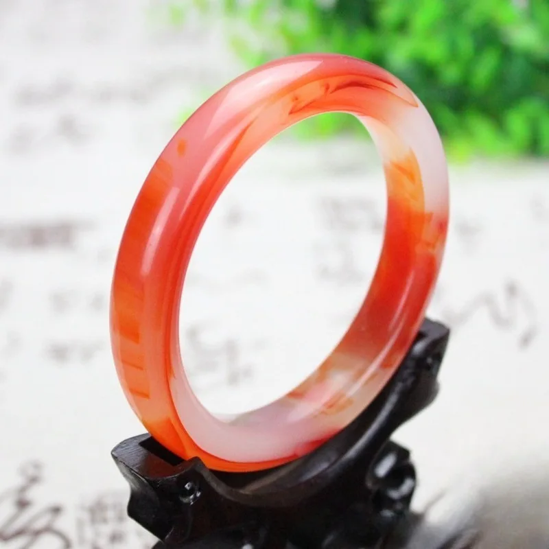 

Новый браслет из имитации красного агата с нефритовой глазурью, универсальный подарок для женщин, подарок для мамы